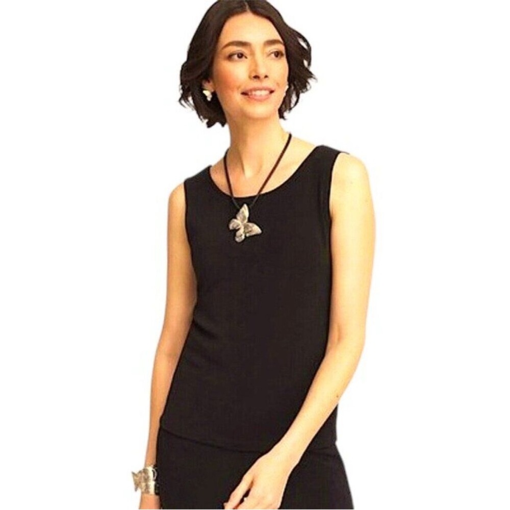 New! Elegant Dark Blue Reversible Tank Top Size 2 (Size 12)